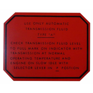 Automatic Transmission Decal