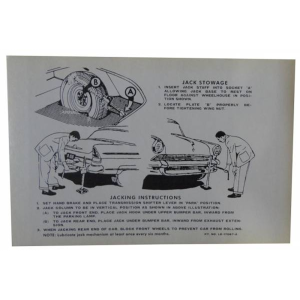 Jack Instructions Decal