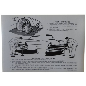 Jack Instructions Decal