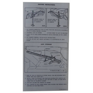 Jack Instructions Decal