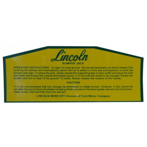 Jack Caution Decal