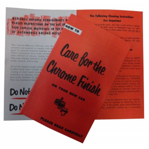 Chrome Care Instructions Sheet