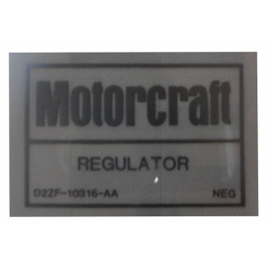 Voltage Regulator Decal