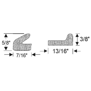 1948-53 Dodge Truck Restoration Parts Door Seal Kit - Part #12-484D