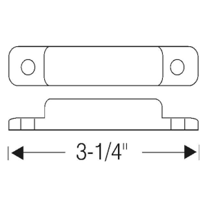1941-49 Cadillac Restoration Parts Hood Bumper - Part #04-112B