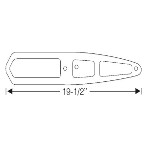 1941-49 Cadillac Restoration Parts Taillight Mounting Pad - 06-003P.