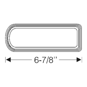 1941-49 Cadillac Restoration Parts Taillight Lens Gasket Kit - 06-004P.