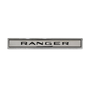 1967-69 Ford Truck Restoration Parts Glove Box "Ranger" Emblem - Part #C7TZ-8106158-A.