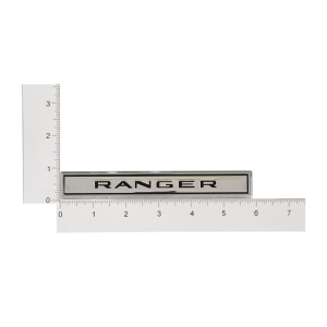 1967-69 Ford Truck Restoration Parts Glove Box "Ranger" Emblem - Part #C7TZ-8106158-A.