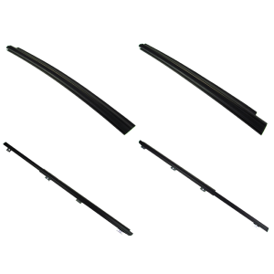 Beltline Weatherstrip - Front Door - Also Called Window Sweeps, Felts Or Fuzzies - 4 Pc.