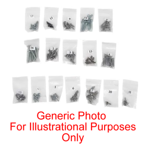 1968 Chevy Camaro Restoration Parts Interior Screw Kit - 78 pc. - #19-029K.