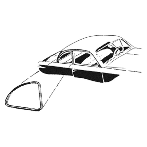 Rear Quarter Window Seal - Fixed Glass