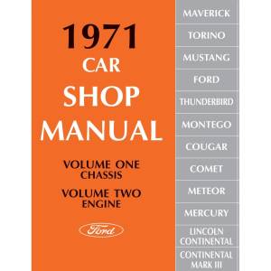 1971 Ford Car Shop Manual 5 Volumes