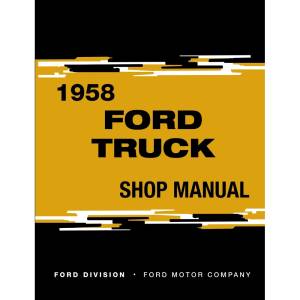 1958 Ford Truck Shop Manual