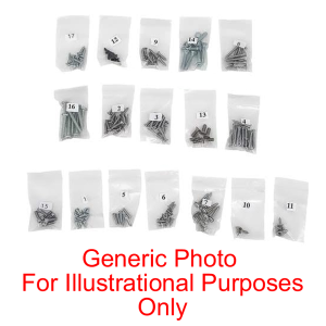1962 Chevy Bel Air Restoration Parts Interior Screw Kit - 91 pc. - Part #19-192K.
