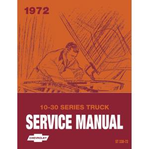 1972 Chevy 10-30 Series Truck / Suburban / Blazer Service Manual
