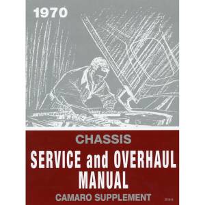 1970 Camaro Chassis Service and Overhaul Manual Supplement