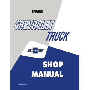 1958 Chevrolet Truck Shop Manual