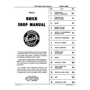 1955 Buick Shop Manual - Part #DPRGM-09-55SM.
