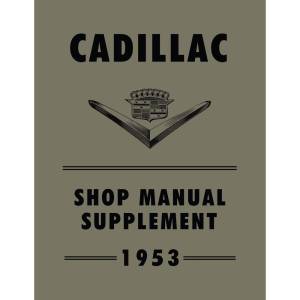 1953 Cadillac Shop Manual Supplement
