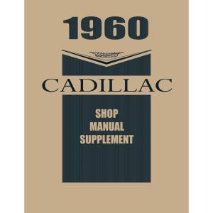 1960 Cadillac Shop Manual Supplement to 1959 Cadillac Shop Manual